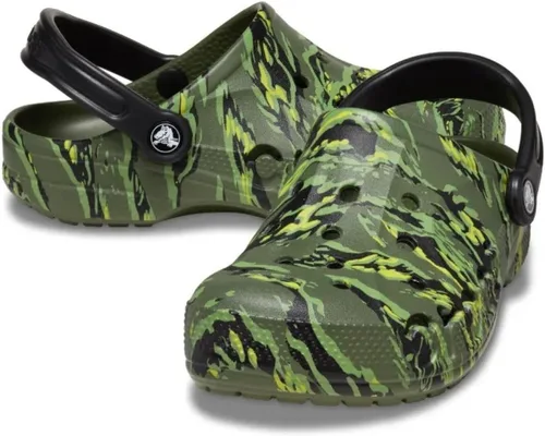 Vista 2 de Crocs Baya Zuecos unisex, con gráficos, para adultos