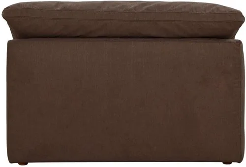 Vista 4 de Sunset Trading Contemporary Puff Collection - Silla cuadrada sin brazos de 44 pulgadas, sofá modular de rendimiento seccional, tela de rendimiento