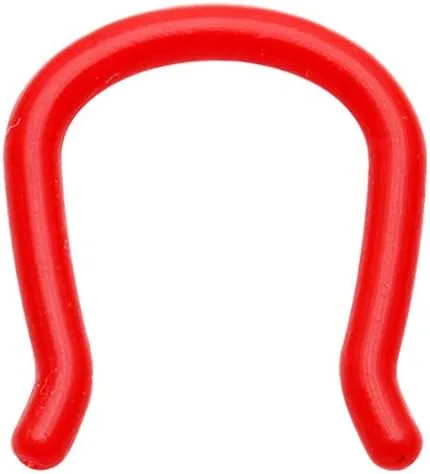 Vista 3 de Pierced Owl - Retenedor de anillo de septum flexible Bioflex de tacto suave de 14-16GA