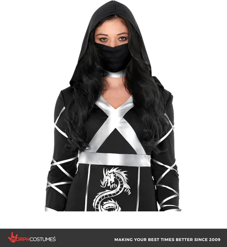 Vista 5 de Morph Ninja Women's Costume - Adult Ninja Womens Costume for Halloween
