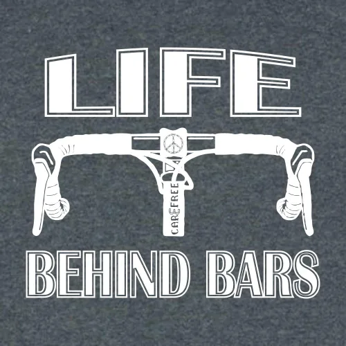 Vista 10 de Go All Out Camiseta divertida de bicicleta para mujer Life Behind Bars