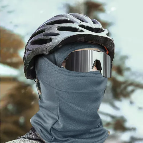 Vista 7 de Máscara facial de camuflaje militar, bandana, pasamontañas, capucha para hombres y mujeres, entrenamiento táctico, ciclismo, esquí, resistente al