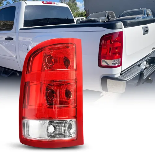 Vista 8 de AUTOONE - Para luces traseras GMC Sierra 2007-2013, compatible con GMC Sierra 1500 2500HD 3500HD, lado del conductor y del pasajero