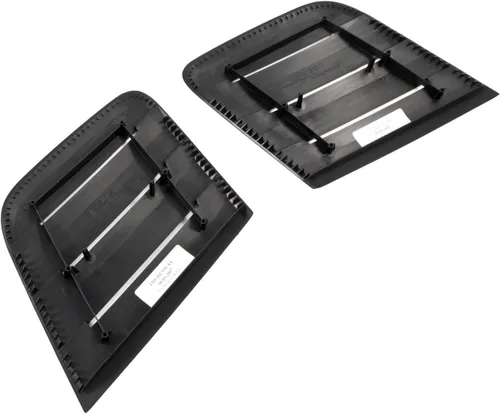 Vista 3 de Yates Performance Roush 422083 Extractores de calor de ventilación de campana negra para Mustang 2018-2022