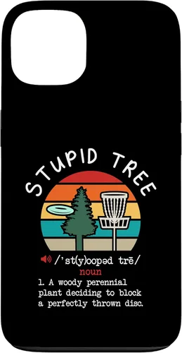 Vista 7 de Disc Golf Stupid Tree Funny Disc Golfing Lover Player Gift Case for iPhone 17