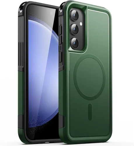 Vista 7 de JETech Funda para Samsung Galaxy S23 FE de 6.4 pulgadas, compatible con accesorios MagSafe, protección resistente de doble capa a prueba de golpes
