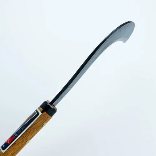 Vista 2 de OJIKA' Guadaña mango largo de doble filo Aogami hoja de acero forestal Japón herramientas 23.6inch