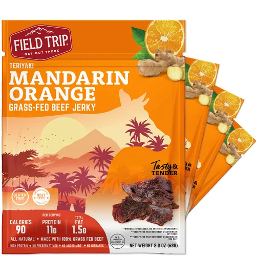 Vista 15 de Field Trip Bocaditos de carne seca de pollo, totalmente naturales y sin gluten, bocadillos saludables aptos para dieta keto y paleo, bajos