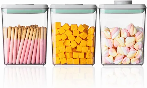 Vista 7 de Ankou Contenedor Hermético para Almacenamiento de Alimentos - 0,32 QT (380ml) Pequeños Contenedores Emergentes con Tapa, Contenedores Apilables Sin