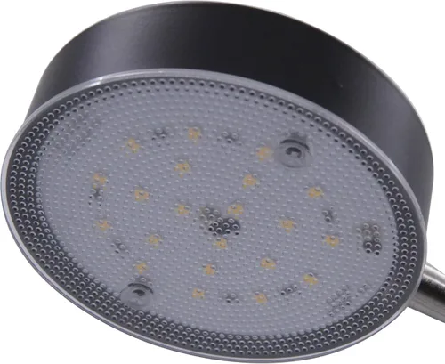 Vista 6 de Lámpara de escritorio LED con clip, con interruptor, cuello de cisne flexible de 19.25 pulgadas 4.5W 260LM, 4000K blanco frío, cable de 65