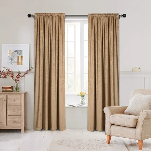 Vista 20 de Cortinas de doble cara de felpilla para cortina de cocina, cenefa para sala de estar