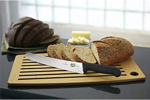 Vista 6 de Victorinox Fibrox - Cuchillo para pan de 10.25 pulgadas con borde dentado y mango negro