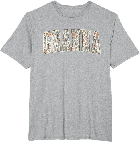 Vista 38 de Granna - Camiseta retro para el día de la madre Negro