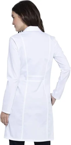Vista 5 de Cherokee WW420AB - Abrigo de laboratorio para mujer, ropa de trabajo Revolution Tech de 36 pulgadas