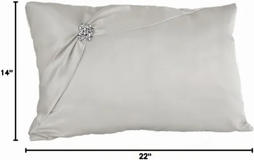 Vista 2 de Ivy Lane Design Almohada arrodillada, Garbo, Marfil