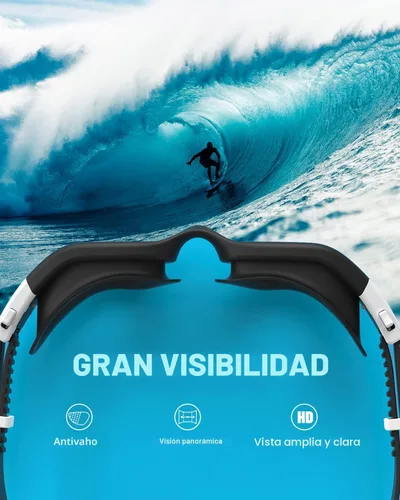 Vista 4 de ZIONOR Gafas de natación G1 SE antivaho para adultos, hombres y mujeres