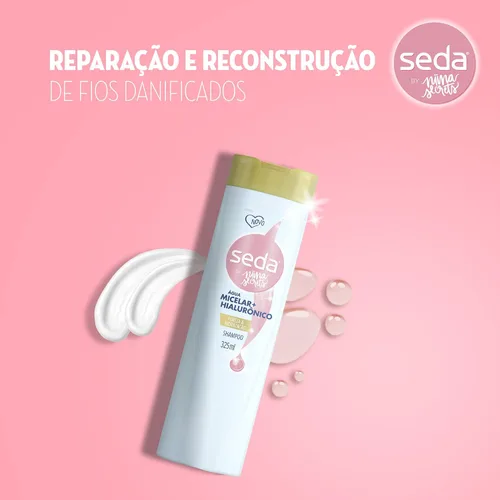 Vista 7 de Seda - Linha Niina Secrets - Champú Limpeza Micelar 325 Ml Colección Niina Secrets - Champú Limpiador Micelar 11 Fl Oz