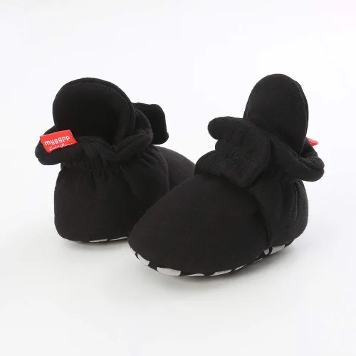 Vista 71 de Botines de forro polar para bebés, niños y niñas, pantuflas antideslizantes con agarre suave, zapatos de calcetín para recién nacidos, cuna