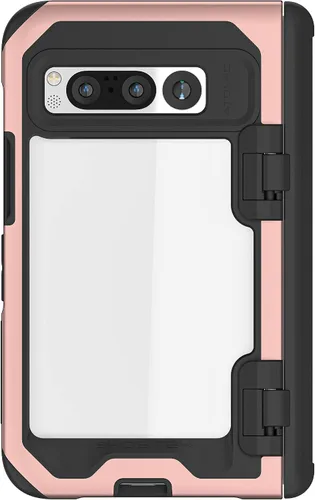 Vista 31 de Ghostek Atomic - Funda delgada transparente, parachoques de aluminio, protección resistente a prueba de golpes para Google Pixel 7 (6.3 pulgadas)