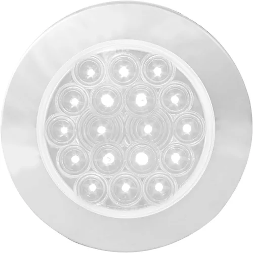 Vista 13 de GG Grand General 75870 Luz LED ámbar/ámbar (4" flota 18 brida montaje con bisel, 3 clavijas)
