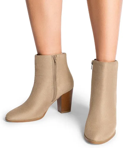 Vista 8 de DREAM PAIRS - Botines de tacón ancho con bloque para mujer