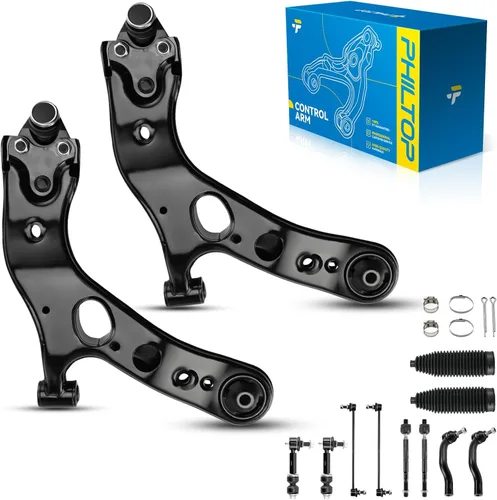 Vista 115 de PHILTOP 6 piezas de brazo de control delantero inferior con barra estabilizadora de rótula para Nissan Rogue 2014-2020 Rogue Sport 2017-2022 Qashqai