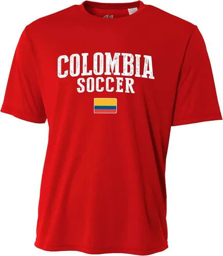 Vista 7 de Colombia Soccer Jersey Equipo Nacional Personalizado Añadir Cualquier Nombre Número Hombres Bandera Adulto Logo Futbol Personalizado