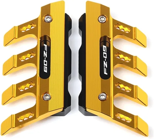 Vista 10 de Motocicleta CNC guardabarros delantero anti-caída deslizante protector de horquilla delantera para Yamaha FZ-09 Anticaída marco deslizante