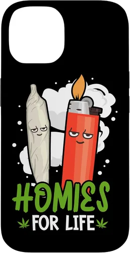 Vista 4 de Homies for Life Marijuana Weed Cannabis 420 - Carcasa para iPhone 17
