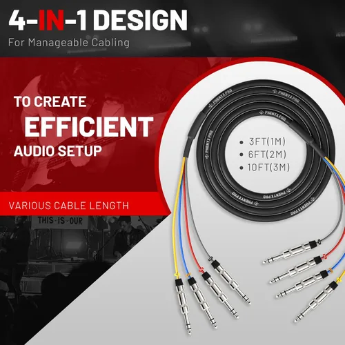 Vista 8 de Phenyx Pro Sistema de micrófono inalámbrico de 8 canales PTU-4000-8H incluido con cable de serpiente de 10 pies