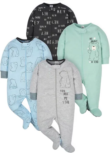 Vista 37 de Gerber Sleep 'n Play - Mamelucos para niños, paquete de 4