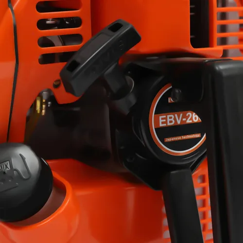 Vista 5 de Soplador de hojas de gas de mano de 2 ciclos de 750 W con tubo de 25 pulgadas, soplador de hojas de motor de 25.4 cc de 2 tiempos soplador comercial