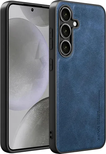 Vista 71 de X-level Funda para Samsung Galaxy Z Flip 6, delgada funda delgada de piel sintética para teléfono, TPU suave, a prueba de golpes, protección Negro
