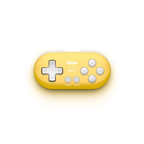 Vista 3 de 8Bitdo Zero 2 Bluetooth Gamepad Keychain Sized Mini Controller for Switch, Windows, Android, macOS & Raspberry Pi(Yellow Edition)