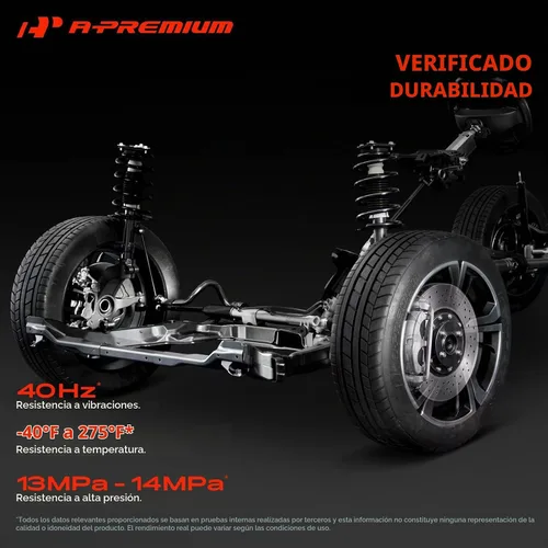 Vista 6 de A-Premium Conjunto de Pinza de Freno de Disco con Soporte Compatible con Modelos Mazda - 3 2008-2013, 3 Sport 2010-2013, 5 2008-2010/2012-2015