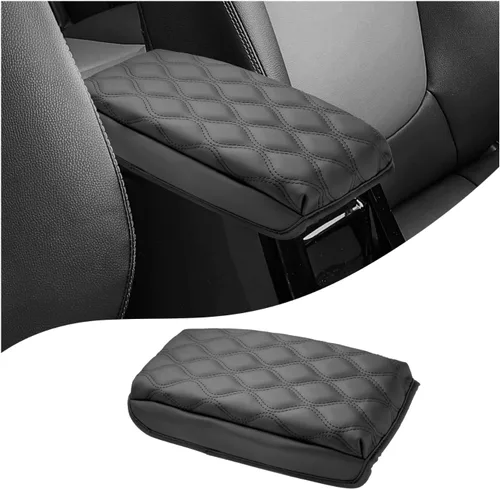 Vista 21 de Autorder Funda de consola central para Chevy Silverado/GMC Sierra 1500 2500 3500 2014-2018, accesorios funda para reposabrazos antiarañazos
