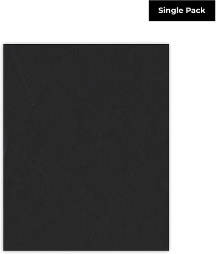 Vista 6 de Tablero de respaldo negro liso de 16 x 20 pulgadas, tablero de fotos sin cortar