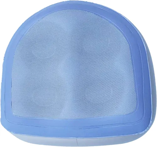 Vista 10 de Asiento inflable para bañera de hidromasaje con ventosas y cubierta de malla, asiento de cojín inflable de doble uso, almohada inflable