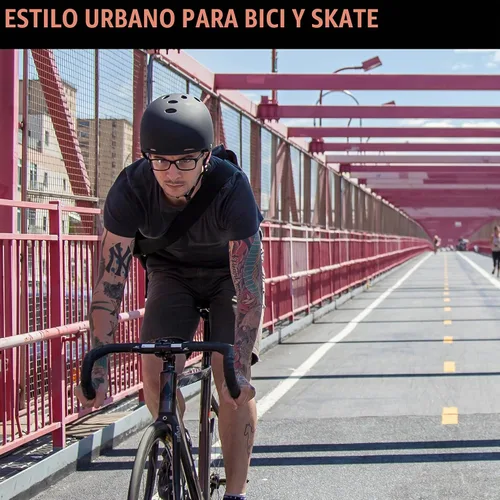 Vista 5 de Triple Eight Gotham MIPS Casco - Ideal para ciclismo, patinaje, patinaje en línea/Rollerblading y roller derby NEGRO MATE