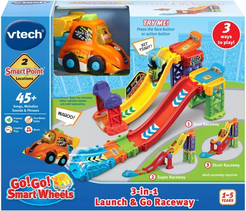 Vista 7 de VTech Go! Smart Wheels Pista de lanzamiento 3 en 1