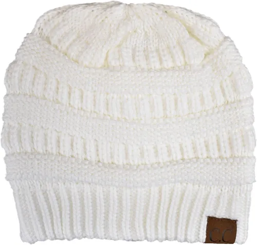 Vista 165 de C.C Trendy Warm Chunky Soft Stretch Cable Knit Beanie