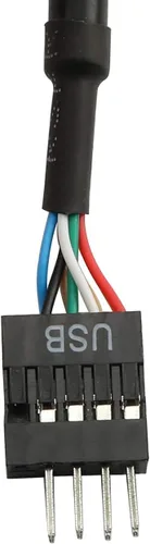 Vista 4 de 2 unids USB 3.0 20 pin hembra a USB 2.0 9-pin macho placa madre adaptador convertidor cable