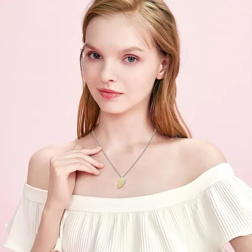 Vista 4 de Collares de mariposa para mujer de plata de ley 925 con dije de mariposa, collar de mariposa, regalos para niñas