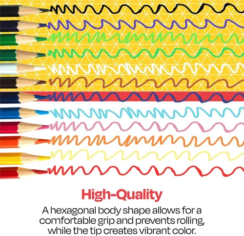 Vista 8 de School Smart Paquete de aula de lápices de colores, colores surtidos, 480 lápices