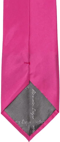 Vista 146 de tiemart Corbata de color sólido para hombre Longitud estándar