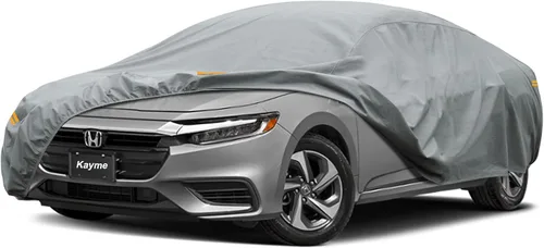 Vista 146 de Kayme Funda de Coche de Servicio Pesado Impermeable para Todo Tipo de Clima, Ajuste Personalizado para Tesla Model S, Cubierta Exterior Completa