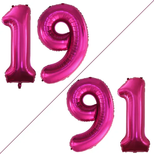 Vista 251 de Goer, conjunto de globos de papel aluminio para decoraciones de cumpleaños, globos de las letras de feliz cumpleaños y de números Oro