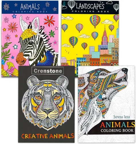 Vista 2 de Paquete de 10 libros para colorear para adultos, paquete con 10 libros de colorear para adultos para mujeres, hombres con mandalas y más Libros