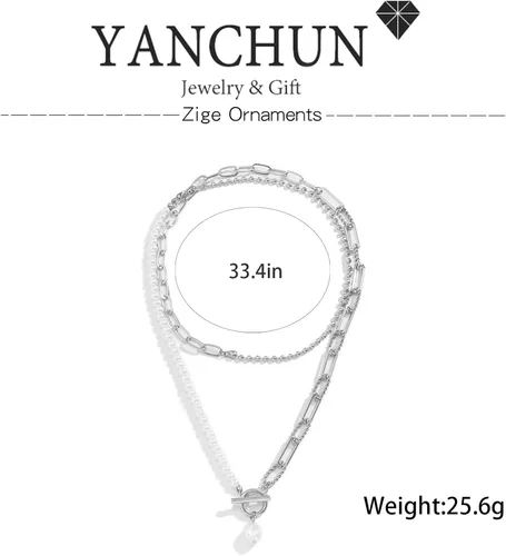 Vista 6 de YANCHUN - Collar con estilo de gargantilla de estrella dorada para mujer, collar de capa delicada para adolescentes y niñas, regalo ideal