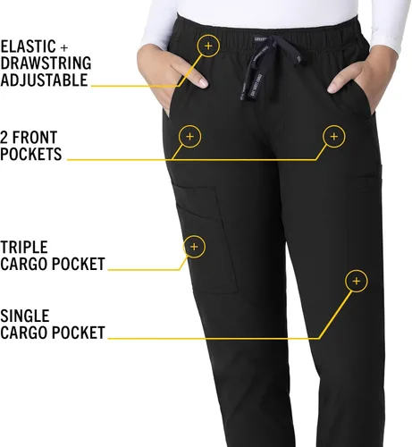 Vista 3 de Carhartt Force Essentials Pantalón de pierna recta para mujer 9 bolsillos